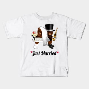 Marriage Day. Just Married Kids T-Shirt